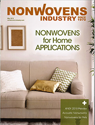 Spoolex Group ad in Nonwovens Industry May issue